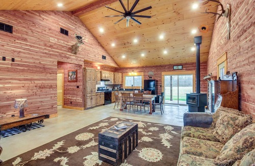 Drexel Cabin | Rural Drexel Cabin on 30 Acres: Unplug + Unwind!