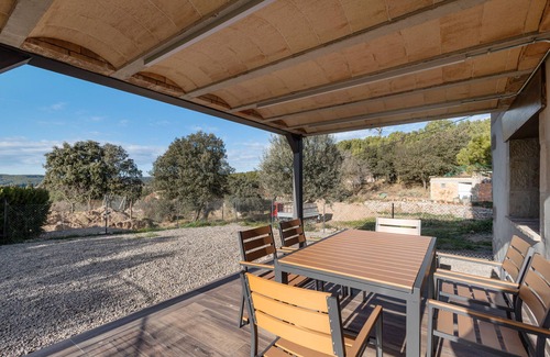 Casserres House | Rural Home 'Cal Trumfet' with Mountain View, Private Terrace and Wi-Fi