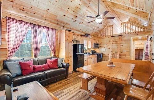 Florissant Cabin | Rural Wood Cabin Surrounded by Trees with WiFi, W/D, & Gorgeous Deck