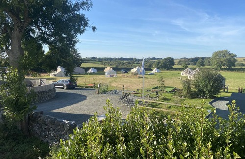 Dwyran RV Rental | Rustic 6m Bell Tent: Glamping Stay