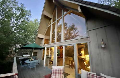 Lake Arrowhead House | Rustic A-Frame Cabin, Nestled on a Hill at the End of a Peaceful Cul-de-Sac