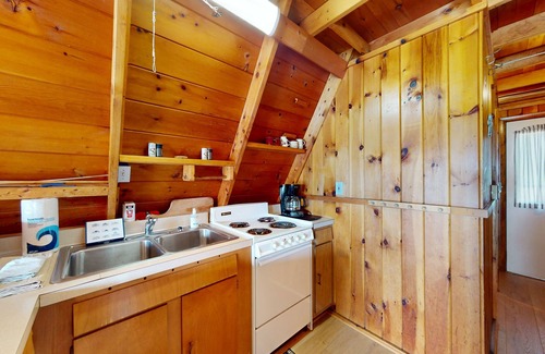 Williamsburg House | Rustic A-Frame Retreat on Grand Traverse Bay w/beach, wifi, fire pit & grill
