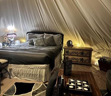 Conroe Other | Rustic Bell Tent on a Texan Farm, Nestled in the Sam Houston National Forest, Perfect for a Weekend Getaway