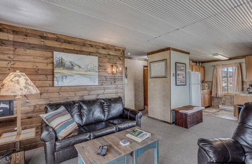 Clark Cabin | Rustic cabin offers open space and unobstructed mountain views