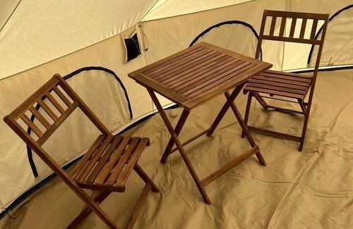 Mount Aetna RV Rental | Rustic Glamping Tent with Farm Animals near Hershey in Fredericksburg, PA