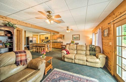 Keosauqua Apartment | Rustic Keosauqua Gem Fire Pit and Lake Sugema Views