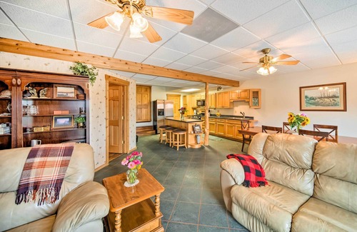 Keosauqua Apartment | Rustic Keosauqua Gem: Fire Pit & Lake Sugema Views