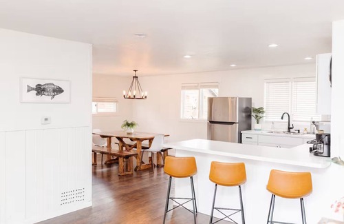 Tomahawk House | Rustic Lake Nokomis Cabin with Hot Tub, Trails, and Family Fun for 10!