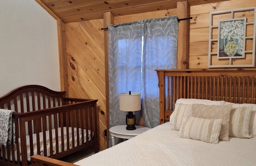 Points Cabin | Rustic Lakeside Retreat: Private 3 Bedroom Cabin
