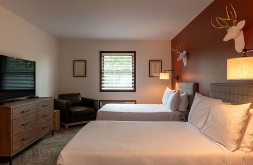 Schroon Lake Hotel | Rustic Lodge Retreat Located at Schroon Lake | Outdoor fire pits & indoor pool