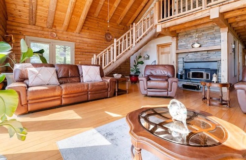 Tunkhannock Cabin | Rustic Luxury Retreat - Hot Tub, Sauna + Pool!