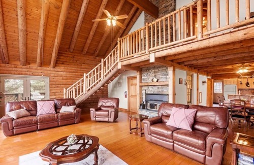 Tunkhannock Cabin | Rustic Luxury Retreat - Hot Tub, Sauna + Pool!