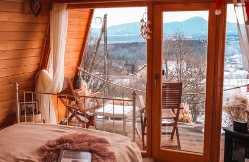 Slovenska Bistrica House | Rustic Refuge Glamping with Hot-Tub and Sauna - Double room with Terrace