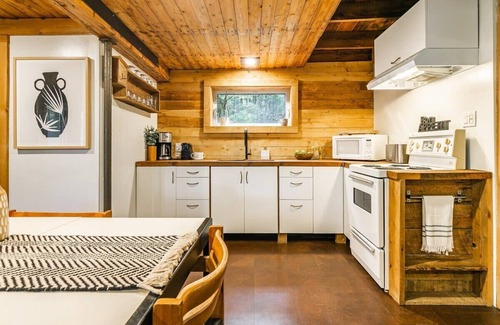 Lac-Brome Ski Chalet | Rustic Spa Cabin Near Bromont Adventures