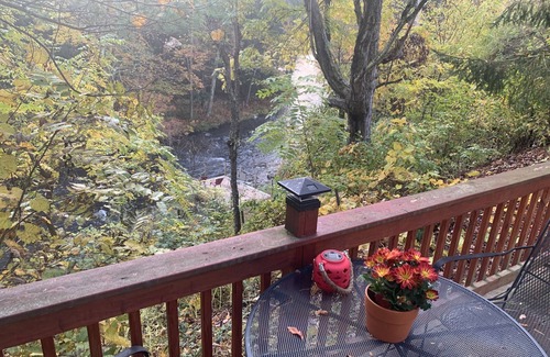 Shohola Cottage | Rustic two bedroom cottage on riverside in Shohola PA