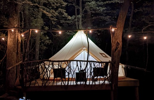 Newland RV Rental | Rustic Yurt Retreat on Teague Mtn. Farm.