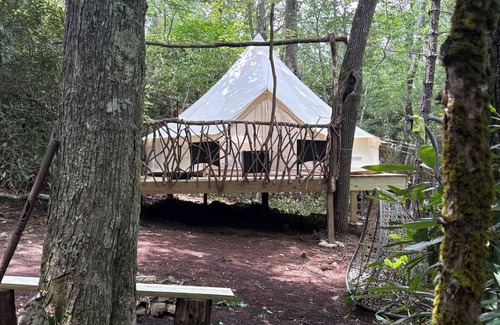 Newland RV Rental | Rustic Yurt Retreat on Teague Mtn. Farm.