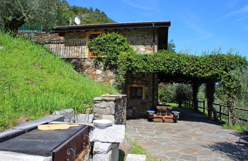 Olgiasca House | Rustico Ulivi - Ferienhaus in Colico Bucht Piona