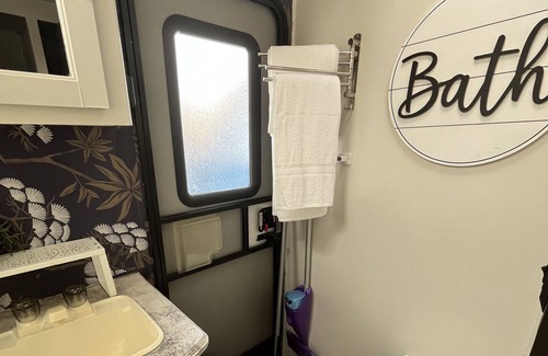 Northwest Corpus Christi House | RV Resort on Wheels “Miami Vibe”, steps from Coastal Bend Beaches—Delivery/Setup