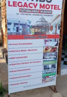 Mubende Hotel | Rwabs Legacy Motel - Mubende