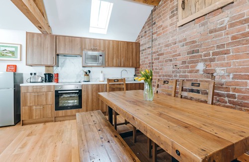 Eaton Mascott Cottage | ryton grange church barn sleeps 5 - sleeps 5 guests in 2 bedrooms