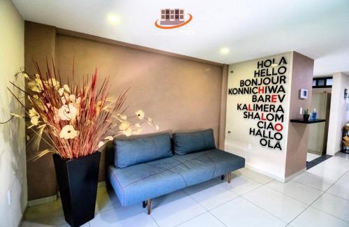 Ciudad Lopez Mateos Apartment | S10 DOBLE CAMA MATRIMONIAL Premium Suite Frente al TEC CEM con Cocineta WiFi Balcón Parking Terraza