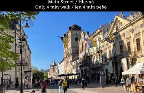 Kosice Old Town Apartment | S8 Luxury 2 Room Apt OldTown - Foodstore, Crib, BabyChair, Netflix, PC Screen, UnlimMusic