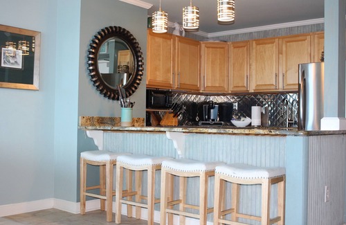 Villa Sabine Condo | Sabine 4D, Waterfront, Sleeps 6-Corner Unit -Sunset Views from every room!