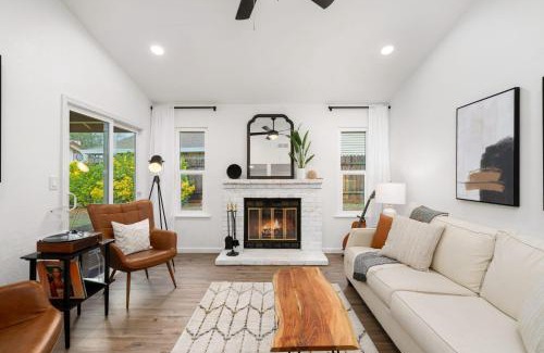 Pleasant Grove House | Sacramento Gem w Cozy Wood Fireplace BBQ Grill