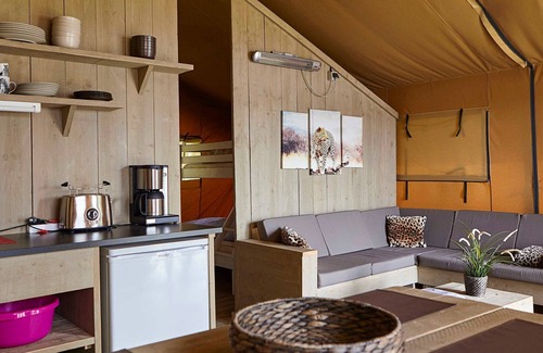 Selm Apartment | Safari tents on the beach at Ternscher See