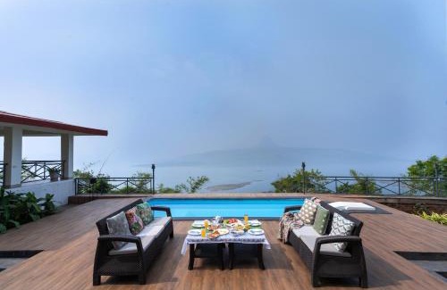Thakursai Villa | SaffronStays Blue Infinitum Lakeview, Pawna