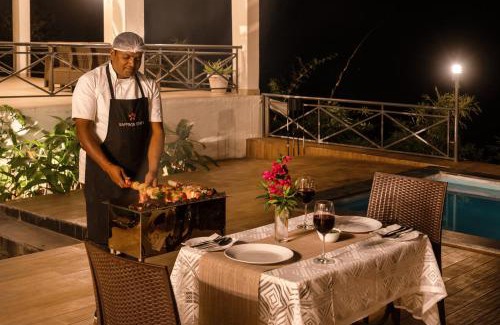 Thakursai Villa | SaffronStays Blue Infinitum Lakeview, Pawna