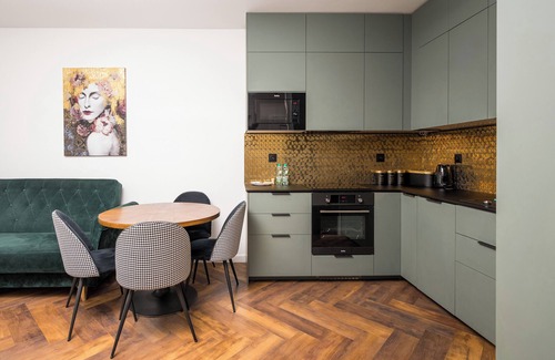 Bialoleka Apartment | Sage Green Luxury Apartment