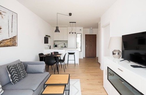 Bialoleka Apartment | Sage Green Stylish Apartment
