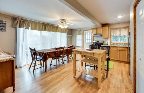 Paddock Lake House | Salem Vacation Home with Dock Steps to Paddock Lake