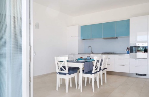 Padula Fede House | Salento Villa Emma - Light Blue Apartment: Sea View