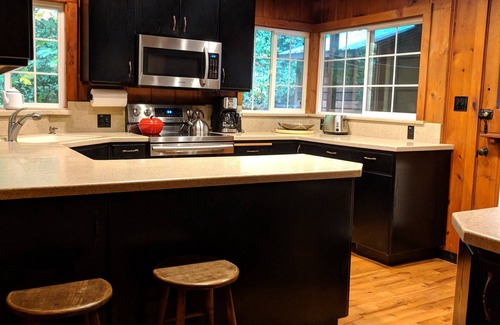 Welches House | Salmon River Waterfront Cabin w/Hot Tub! Dog Friendly!