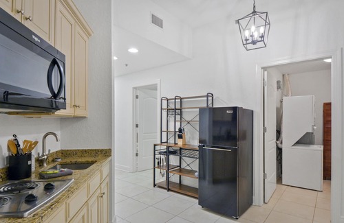 Demere Park Condo | Salt Therapy! Large Studio Unit w/extra bedroom