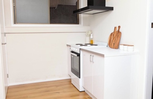 Surfside House | Salt Water Retreat, BBQ area with water views