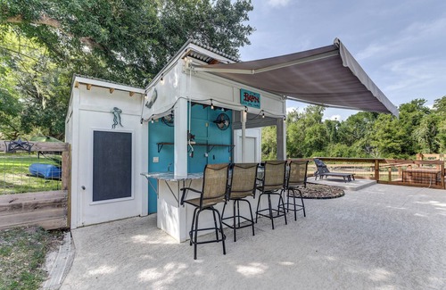 Cedar Lane House | San Bernard: Enjoy a Spa, Your Own Private Boat Ramp, and Jet-Skiing