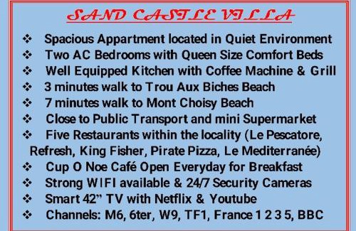 Calebasses Apartment | Sand Castle Villa