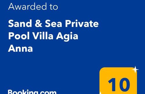 Agia Anna Villa | Sand & Sea Private Pool Villa Agia Anna
