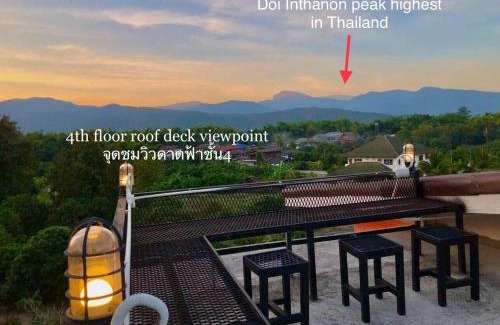 Chom Thong Apartment | Sandee Place Mountain View Hotel โรงแรมแสนดีเพลส เมาเท่นวิว จอมทอง