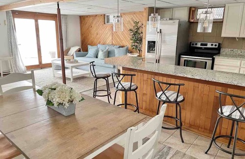 Sister Lakes House | Sandy Lakefront Home - Sister Lakes - w/Pontoon