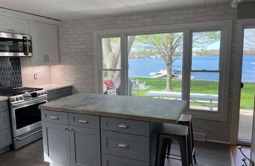 Powers Lake House | Sandy Shore |Lakeside |Boat Pier on Powers Lake |Swimming |Picturesque Views |Unforgettable Memories