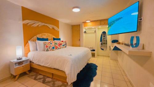 Colonia Centro Apartment | Santorini Suites Cozumel