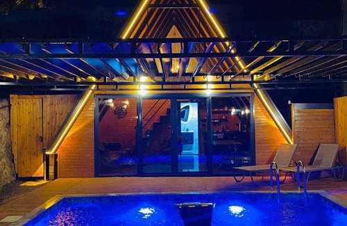 Sapanca House | Sapanca Dibektaş 2+1 Heated Private Pool - Lake View - 5 Person Bungalow