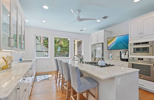 Indian Beach Sapphire Shores House | Sapphire Shores | Luxury Pool, 2 Fireplaces, Game Room + 2 Bars!