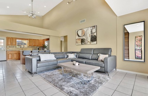 Lake Worth House | Sauna Beach House with a Salt Water Heated Pool