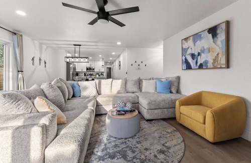 Arvada Plaza Area House | Sauna, Hot Tub, Family Friendly & Game Room!